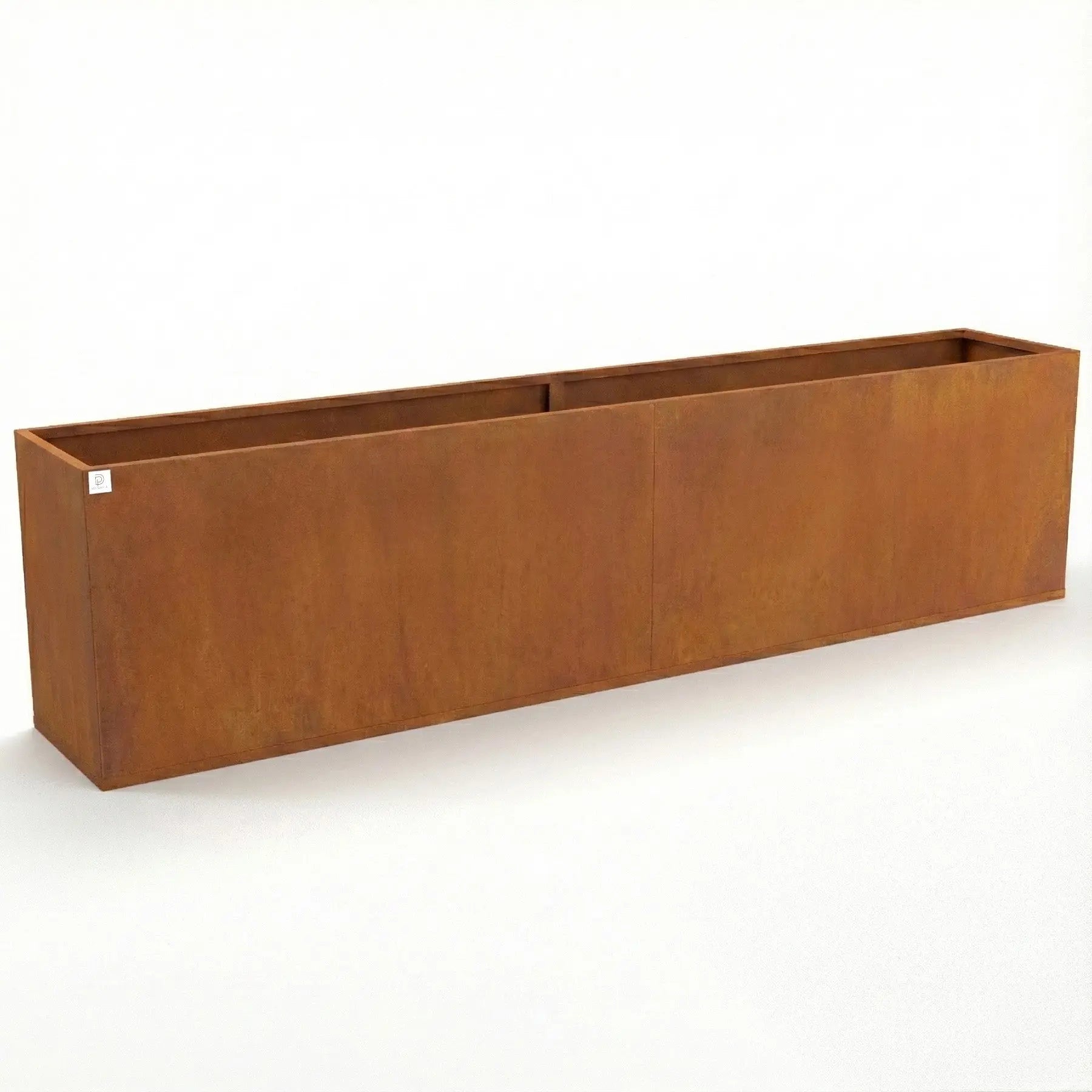 Designplåt Plant Box Flex Corten 240x40x60 Front