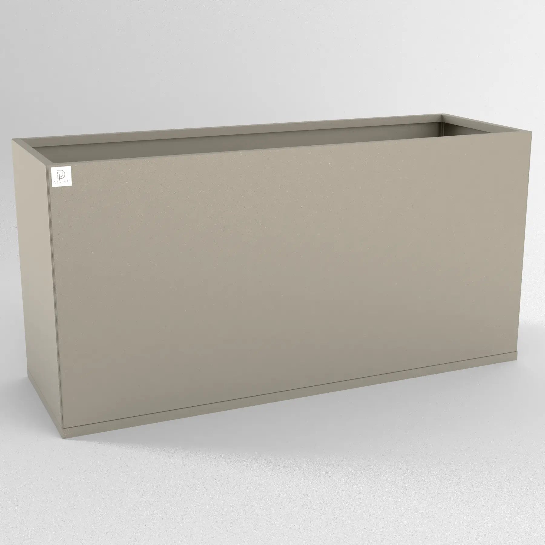 Designplåt Plant Box Flex Beige 120x40x60 Front