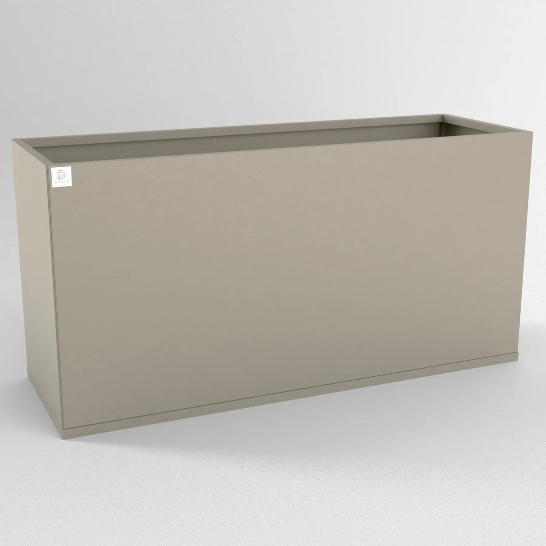 Designplåt Plant Box Flex Beige 120x40x60 Front