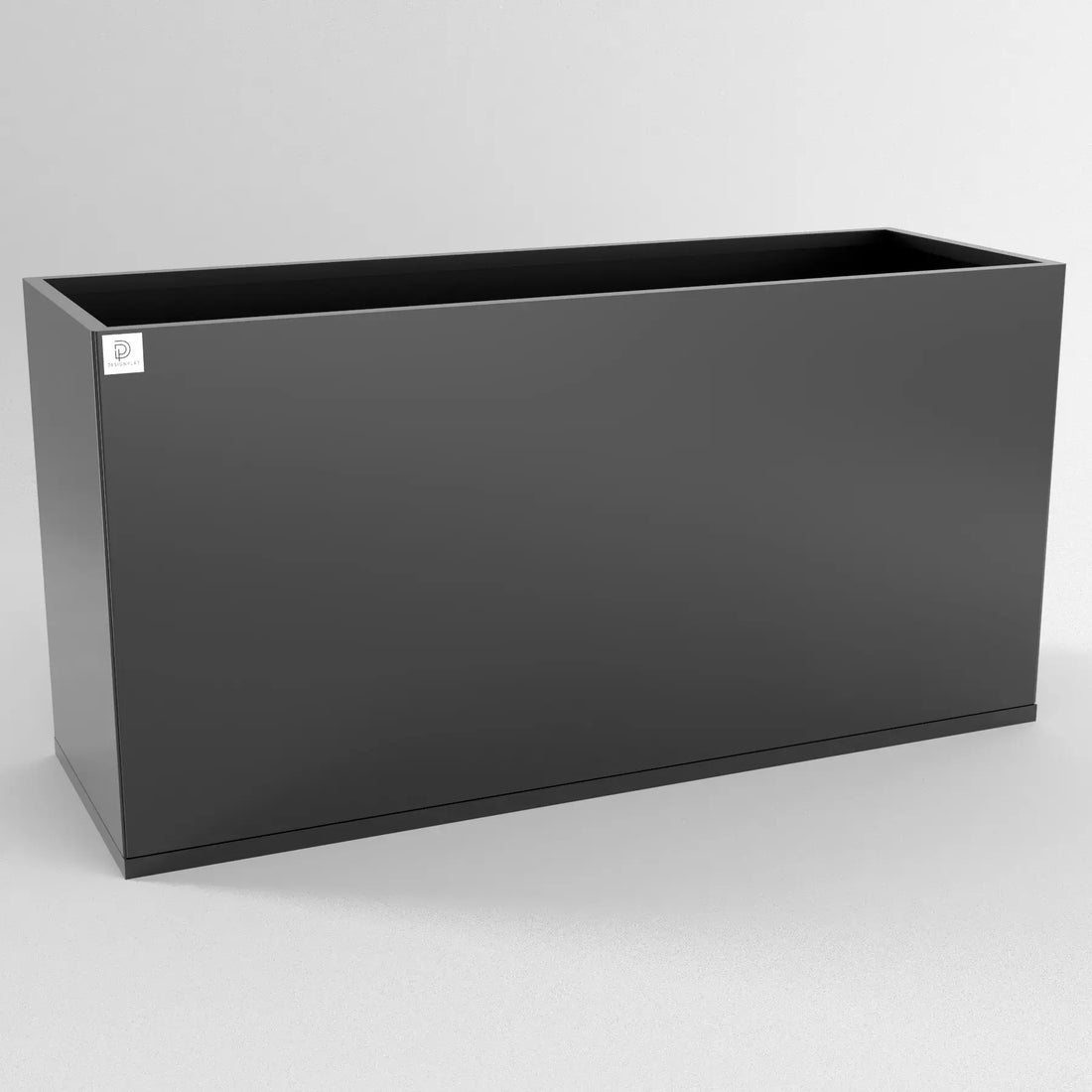 Designplåt Plant Box Flex Svart 120x40x60 Front