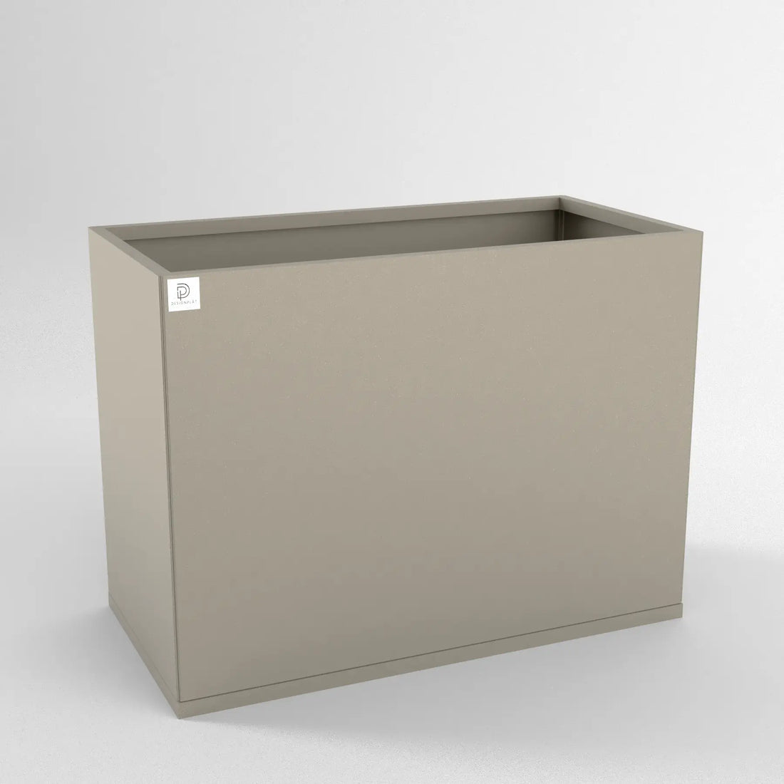 Designplåt Plant Box Beige 80x40x60 front