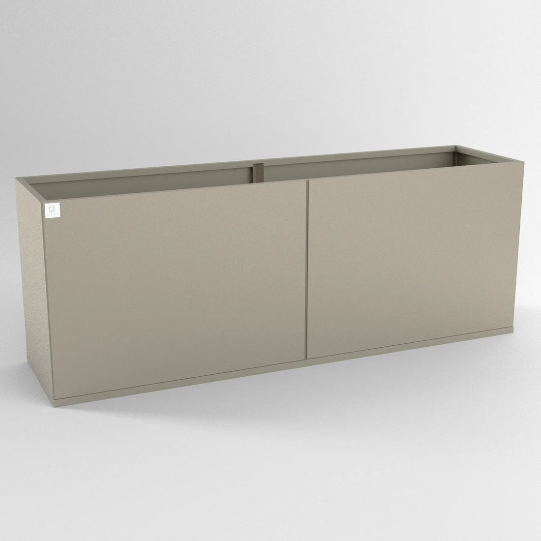Designplåt Plant Box Flex Beige 160x40x60 Front