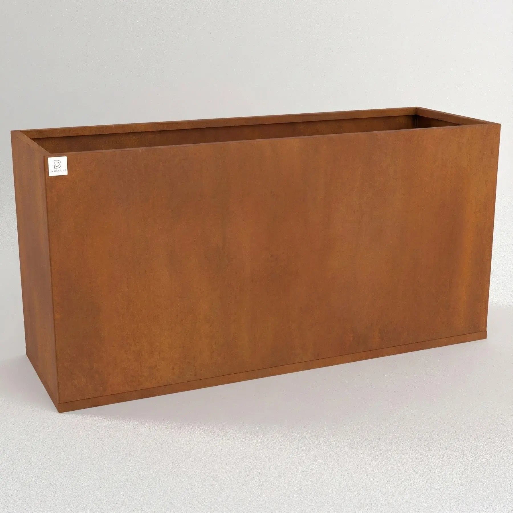 Designplåt Plant Box Flex Corten 120x40x60 Front