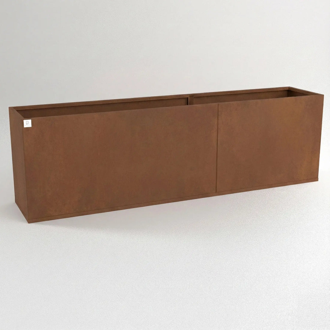 Designplåt Plant Box Flex Corten 200x40x60 Front