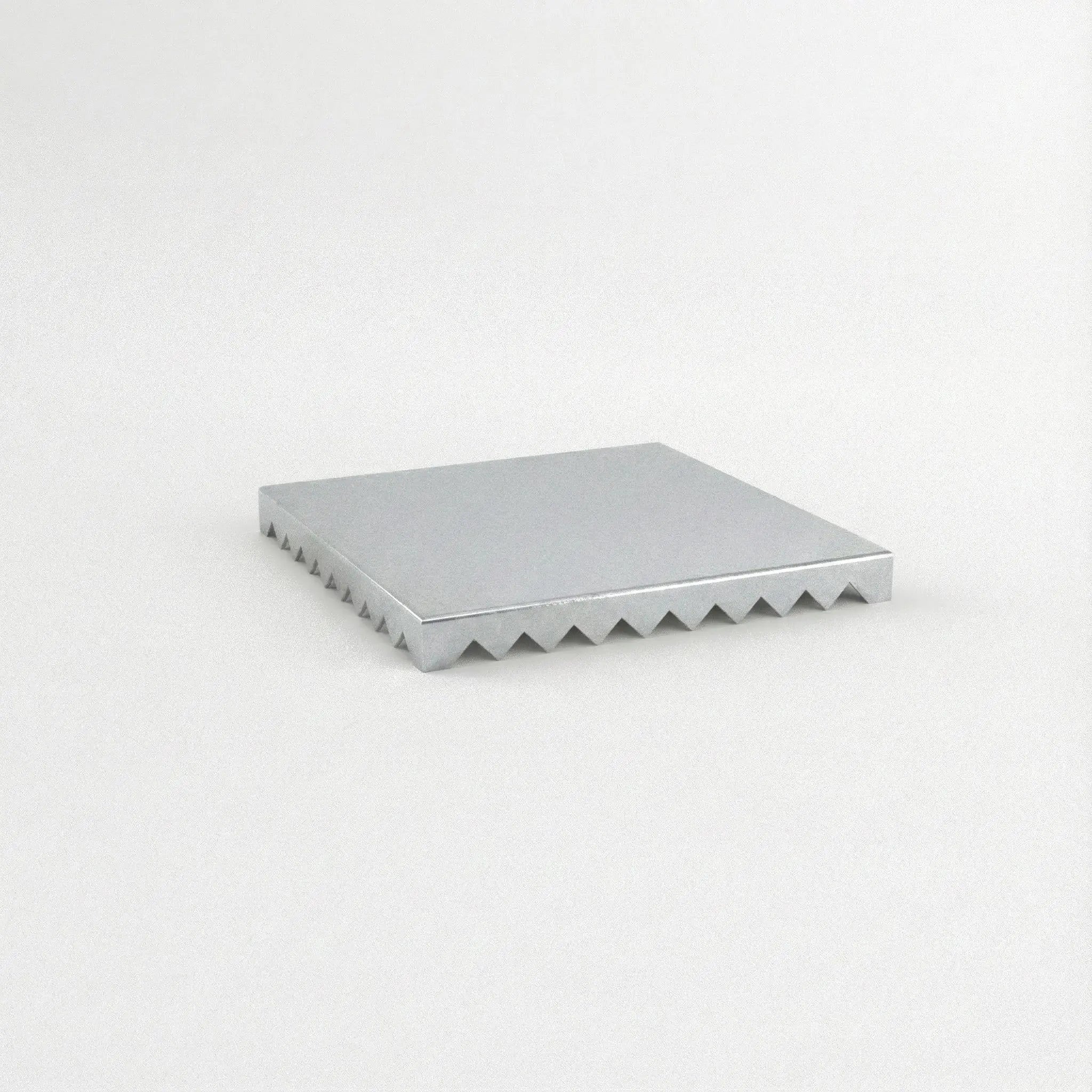 Markplatta 400x400 galvaniserad Designplåt front