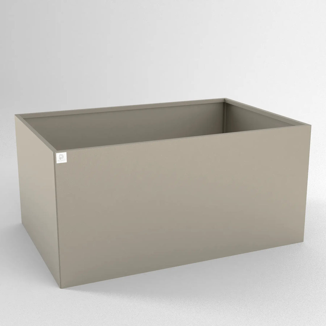 Designplåt Odlingslåda Beige 120x80x60 front