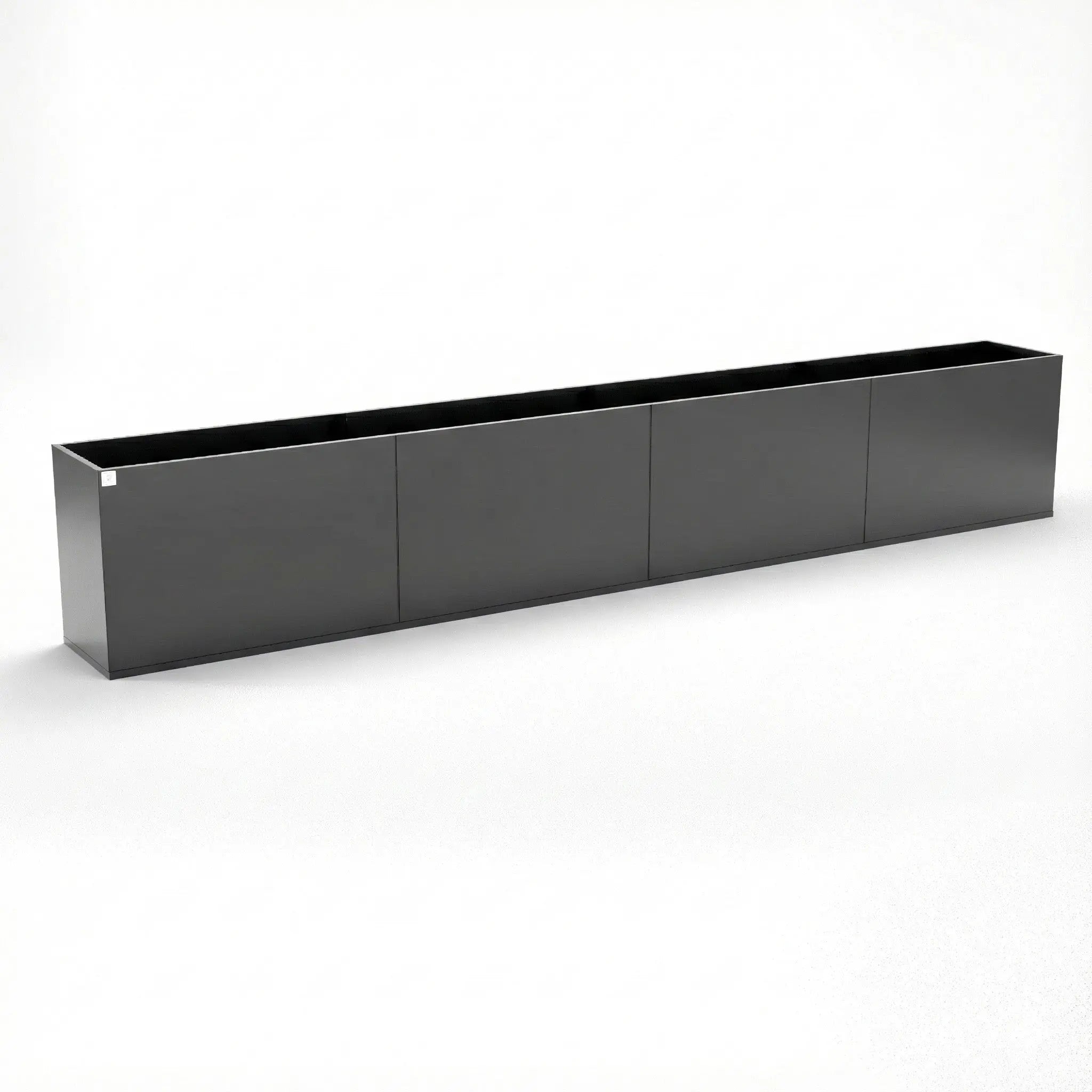 Designplåt Plant Box Flex Svart 480x40x60 Front