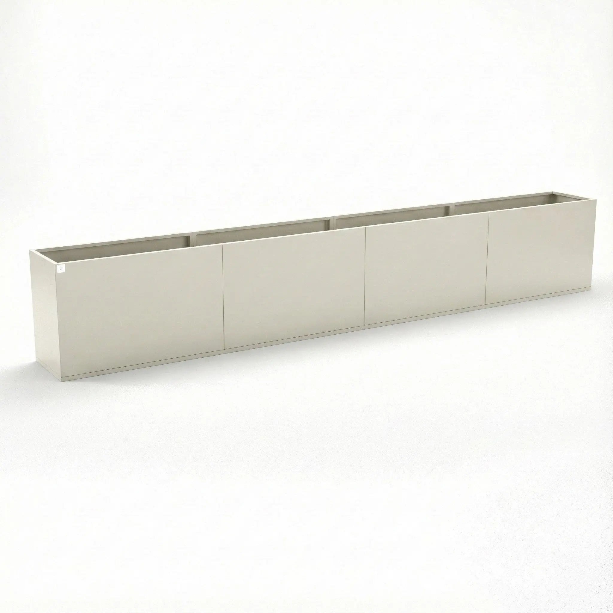 Designplåt Plant Box Flex Beige 480x40x60 Front