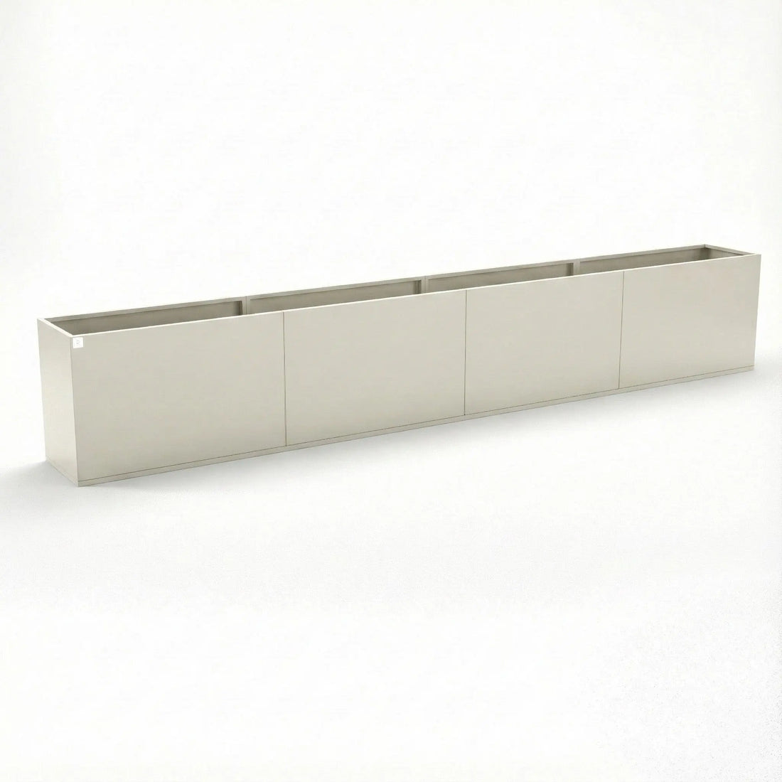 Designplåt Plant Box Flex Beige 480x40x60 Front
