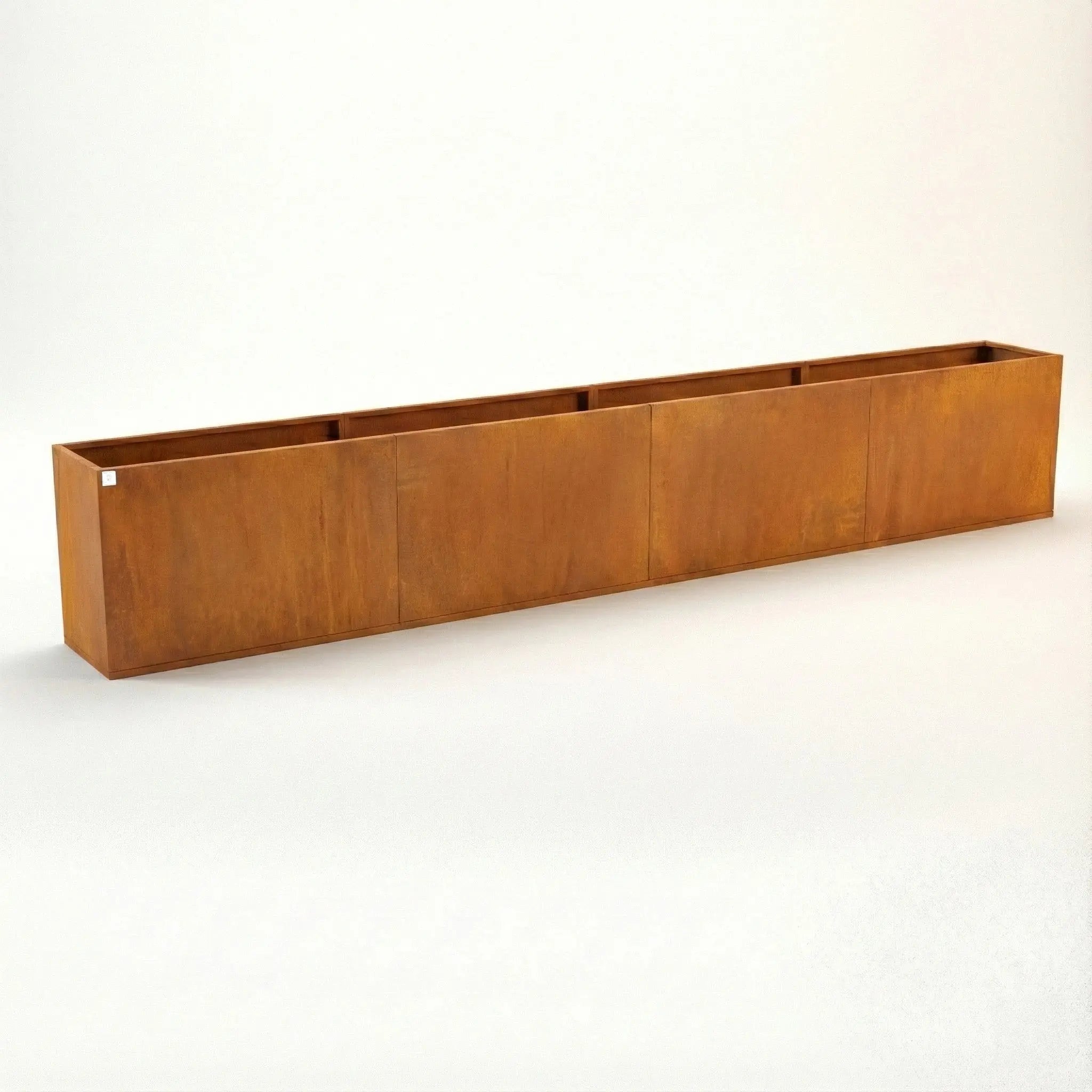 Designplåt Plant Box Flex Corten 480x40x60 Front