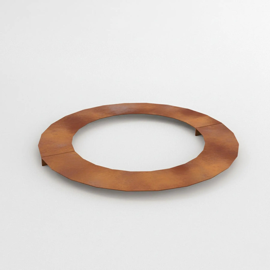 Robot trädring i corten färg produktbild front