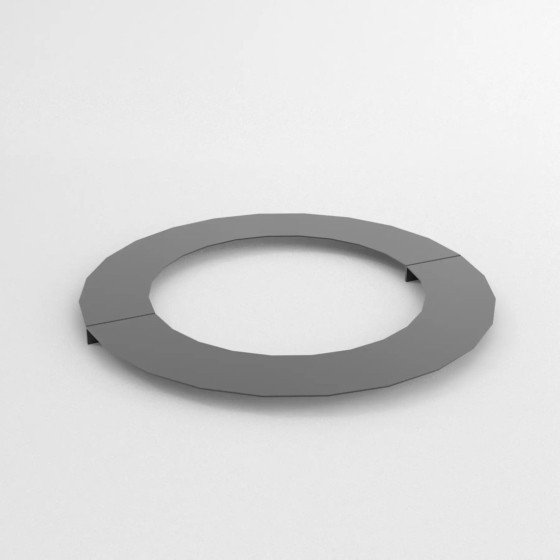 Robot trädring Designplåt produktbild galvaniserad front