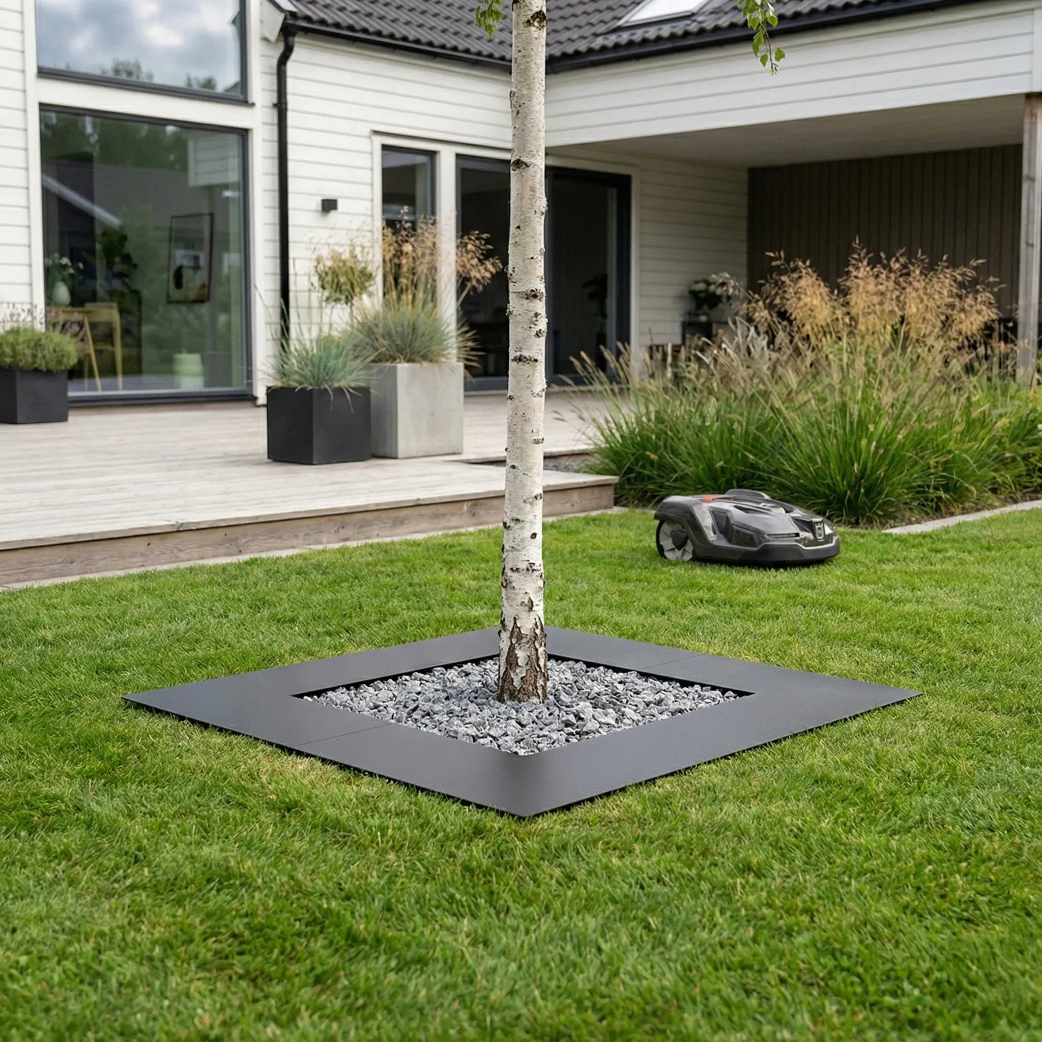 Robot Trädram Designplåt